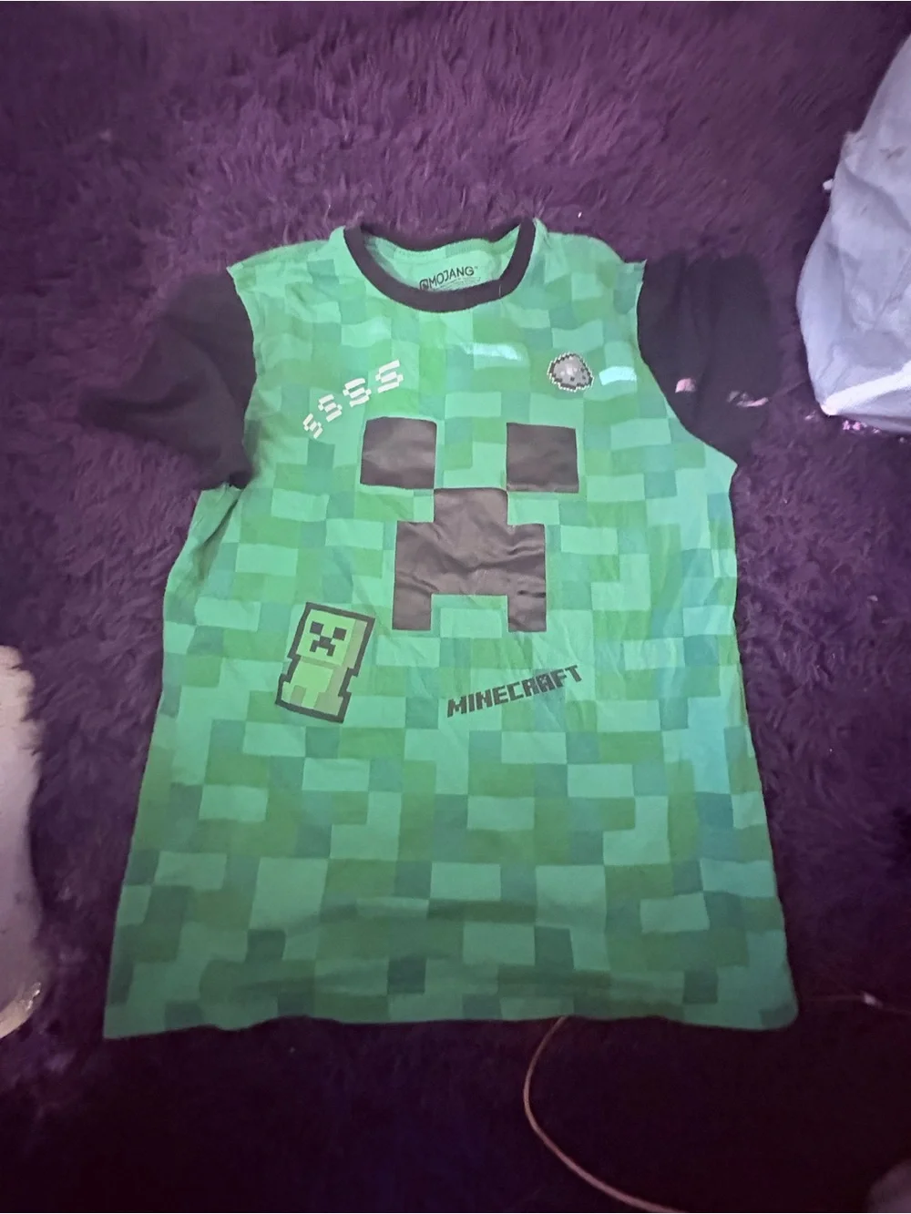 Kids Creeper Graphic Tee - Green